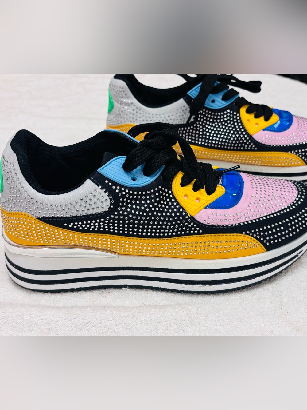 Brand New Crystal Custom Designed Rogue 9 sneakers - size 11 women - box 24